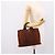 Hermès Bolso HERMES Fourre Tout PM algodón Brown Silver Auth BA14842 Castaño Plata - vista 20