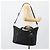 Borsa Tote PRADA Nylon 2way Black Gold Auth 196064 Nero D'oro - vista 26