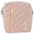 Borsa a tracolla Christian Dior Trotter Canvas PVC Rosa Argento Auth 195709 - vista 13
