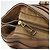 Saco Tote BURBERRY Couro Beige Gold Auth 195681A Bege Dourado - vista 10