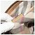 Saco Tote BURBERRY Couro Beige Gold Auth 195681A Bege Dourado - vista 12