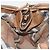 Saco Tote BURBERRY Couro Beige Gold Auth 195681A Bege Dourado - vista 21