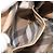 Saco Tote BURBERRY Couro Beige Gold Auth 195681A Bege Dourado - vista 25