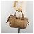 Saco Tote BURBERRY Couro Beige Gold Auth 195681A Bege Dourado - vista 26