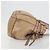 Saco Tote BURBERRY Couro Beige Gold Auth 195681A Bege Dourado - vista 3