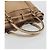 Saco Tote BURBERRY Couro Beige Gold Auth 195681A Bege Dourado - vista 7