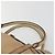 Saco Tote BURBERRY Couro Beige Gold Auth 195681A Bege Dourado - vista 8