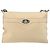 FENDI Celeria Shoulder Bag Leather Ivory Silver Auth 195647V Silvery Cream - view 13