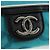Borsa a tracolla con catena CHANEL Canvas Blu Turchese Argento CC Auth 195104M - vista 19