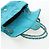 Borsa a tracolla con catena CHANEL Canvas Blu Turchese Argento CC Auth 195104M - vista 20