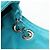 Borsa a tracolla con catena CHANEL Canvas Blu Turchese Argento CC Auth 195104M - vista 21