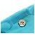 Borsa a tracolla con catena CHANEL Canvas Blu Turchese Argento CC Auth 195104M - vista 22