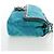 Borsa a tracolla con catena CHANEL Canvas Blu Turchese Argento CC Auth 195104M - vista 5