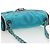 Borsa a tracolla con catena CHANEL Canvas Blu Turchese Argento CC Auth 195104M - vista 7