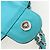 Borsa a tracolla con catena CHANEL Canvas Blu Turchese Argento CC Auth 195104M - vista 9