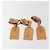LOUIS VUITTON Etichetta per nome Powanie Set di 10 Pelle Powanie Beige LV Auth 192568 - vista 3