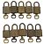 LOUIS VUITTON Padlock 10 Set Padlock metal Gold LV Auth 192564 Golden - view 2