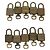 LOUIS VUITTON Padlock 10 Set Padlock metal Gold LV Auth 192564 Golden - view 3