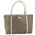 Gucci Borsa Tote GG Supreme in PVC Beige Oro 197953 Auth 194383 - vista 13
