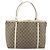 Gucci Borsa Tote GG Supreme in PVC Beige Oro 197953 Auth 194383 - vista 2