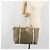 Gucci Borsa Tote GG Supreme in PVC Beige Oro 197953 Auth 194383 - vista 22