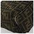 Borsa a Tracolla FENDI Zucca Canvas Nero Marrone Auth 193345 - vista 16