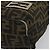 Borsa a Tracolla FENDI Zucca Canvas Nero Marrone Auth 193345 - vista 9