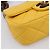 CHANEL Mini Matelasse 17 Borsa a catena Pelle d'Agnello Giallo Oro CC Auth 195513SAM D'oro - vista 14