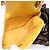 CHANEL Mini Matelasse 17 Borsa a catena Pelle d'Agnello Giallo Oro CC Auth 195513SAM D'oro - vista 19