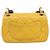CHANEL Mini Matelasse 17 Borsa a catena Pelle d'Agnello Giallo Oro CC Auth 195513SAM D'oro - vista 2