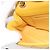 CHANEL Mini Matelasse 17 Borsa a catena Pelle d'Agnello Giallo Oro CC Auth 195513SAM D'oro - vista 20