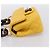 CHANEL Mini Matelasse 17 Borsa a catena Pelle d'Agnello Giallo Oro CC Auth 195513SAM D'oro - vista 3