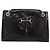 GUCCI GG Canvas Guccissima Horsebit Chain Patent leather 295403 Auth 196047A Nero D'oro - vista 13