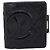 CHANEL Matelasse Cambon Line Bifold Wallet Leather Black Silver CC Auth 194479 - view 13