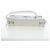 LOUIS VUITTON Taurillon Clemence Soft Trunk LV Friends M80146 Auth 194713SAM Bianco - vista 7