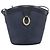 Borsa a tracolla Christian Dior Trotter Canvas PVC Navy Gold Auth 196013A D'oro Blu navy - vista 13