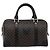 Céline Borsa Boston CELINE Macadam Canvas PVC Pelle Nero Oro Auth 195373V D'oro - vista 13