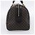 Céline Borsa Boston CELINE Macadam Canvas PVC Pelle Nero Oro Auth 195373V D'oro - vista 4