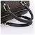 Céline Borsa Boston CELINE Macadam Canvas PVC Pelle Nero Oro Auth 195373V D'oro - vista 7