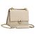 Borsa a spalla con catena FENDI in pelle beige e oro Auth bs36715 D'oro
