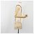 Borsa a spalla con catena FENDI in pelle beige e oro Auth bs36715 D'oro - vista 26