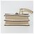 Borsa a spalla con catena FENDI in pelle beige e oro Auth bs36715 D'oro - vista 6