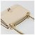 Borsa a spalla con catena FENDI in pelle beige e oro Auth bs36715 D'oro - vista 7