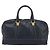 LOEWE Amazonas Borsa a Mano Pelle Blu Navy Oro Auth 195648A D'oro - vista 2