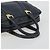 LOEWE Amazonas Borsa a Mano Pelle Blu Navy Oro Auth 195648A D'oro - vista 7