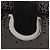 Borsa a tracolla Salvatore Ferragamo Gancini Chain in pelle nera e argento Auth 195321A Nero - vista 17