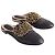 Mules Elie Saab in pelle nera Nero - vista 3