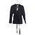 Blazer Iro de lana negro