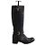 Botas Prada de cuero negro