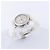 Reloj de pulsera Cartier Pasha Seatimer Quartz, ref. W3140005 con esfera plateada - vista 2